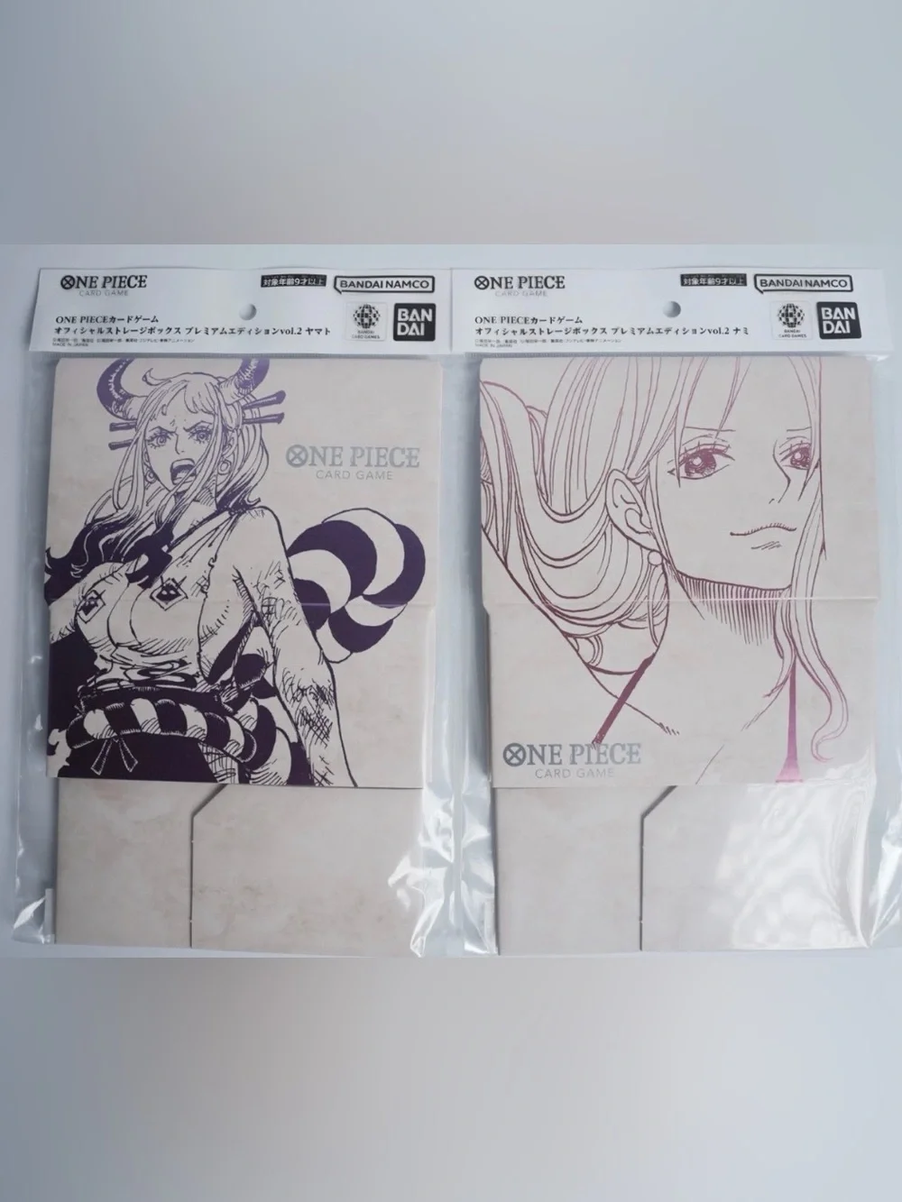 One Piece Card Game Official Storage Box Nami & Yamato Set
